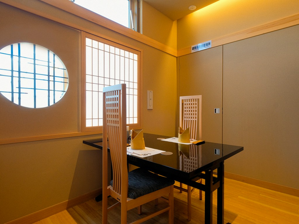 2名用個室。大切な方とゆったり過ごせる空間