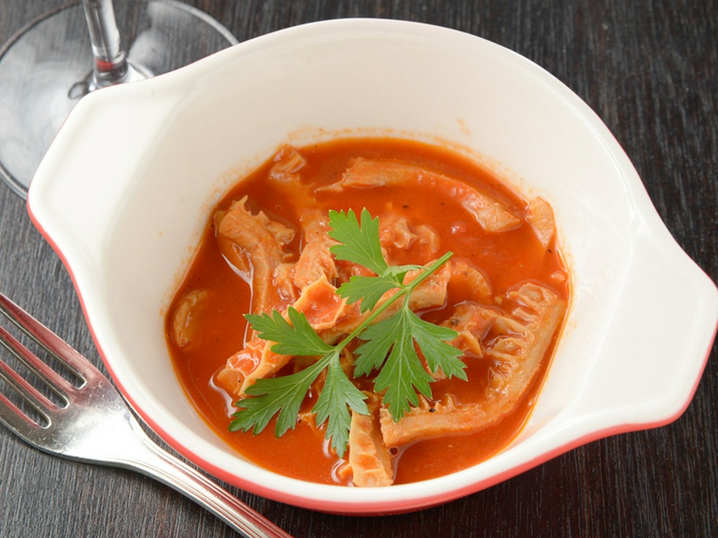 トリッパのトマト煮込み