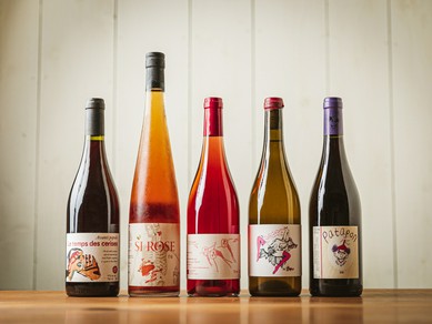 豊富な自然派ワインを堪能