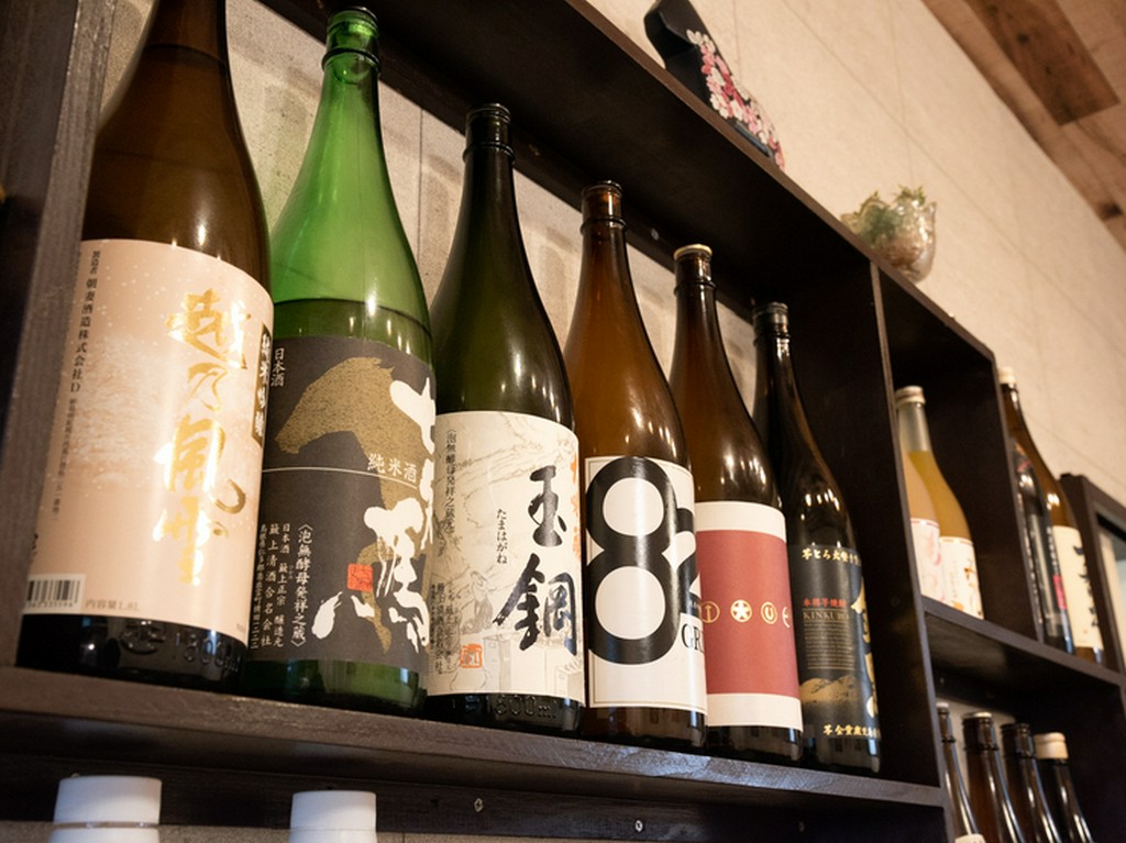 お酒の種類も豊富です