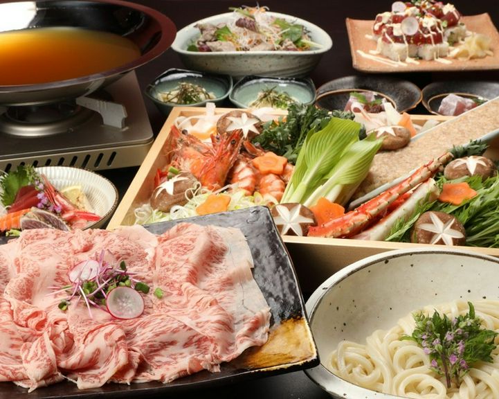 特選和牛しゃぶのうどんすき