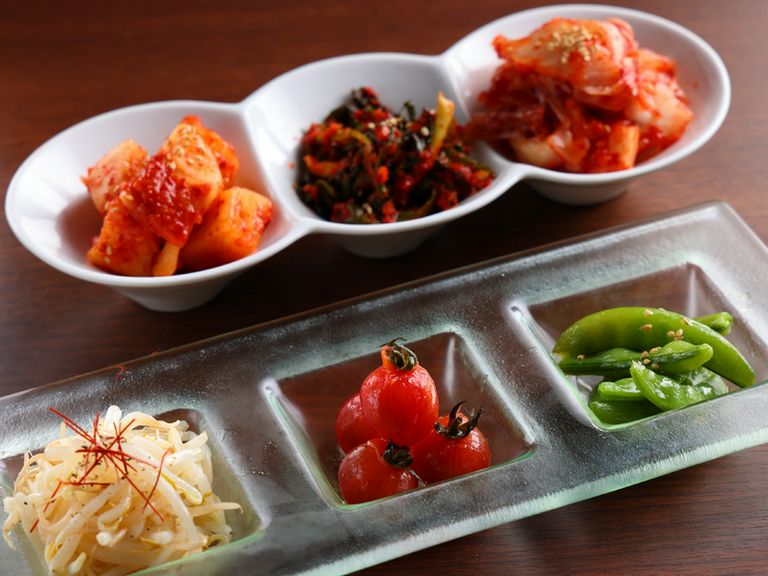 キムチ・ナムルの盛り合わせ