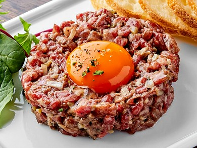  絶品栃木県産敷島黒毛和牛のステーキタルタル