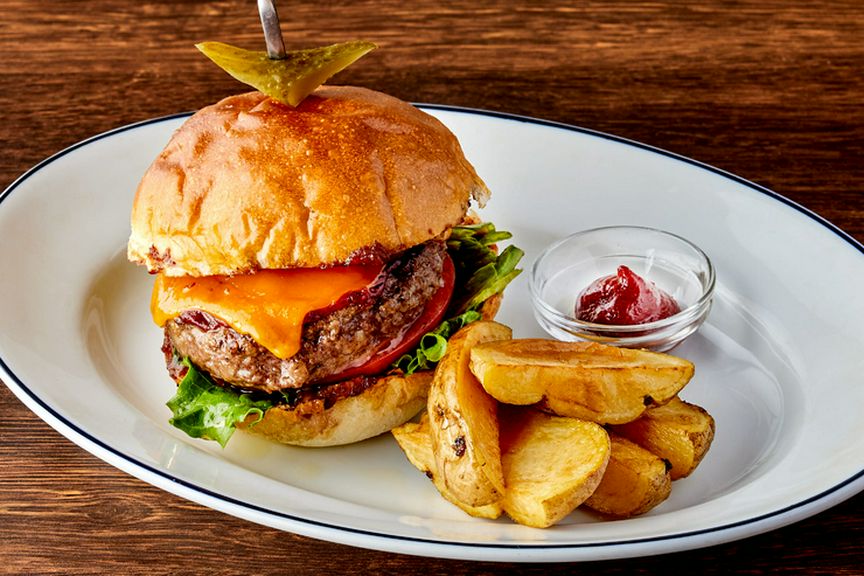 ビーフ100％DiDi'sチーズバーガー
