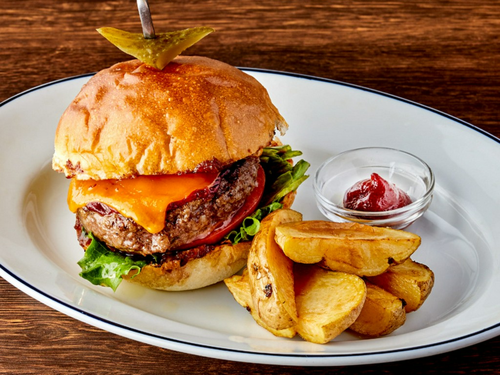 ビーフ100％DiDi'sチーズバーガー