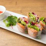 シーザードレッシングorスイートチリorカルパッチョソース
