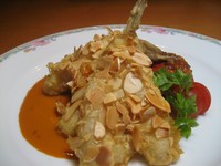 キスのアーモンド揚げ