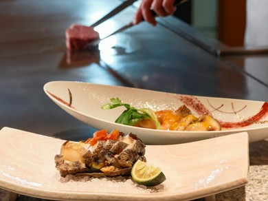 京都府でバースデープレート お誕生日 記念日特典のあるお店 鉄板焼き ヒトサラ