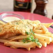 誰もが手軽に食べられて、おいしいジャンクフード『白ビール衣のフィッシュ＆チップス』