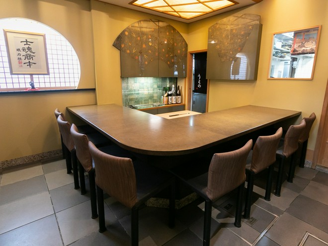 カウンター席がある