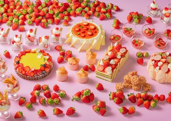 【2月16日～3月31日　期間中毎日開催】スイーツブッフェ 開業15周年記念 ストロベリー セレブレーション
