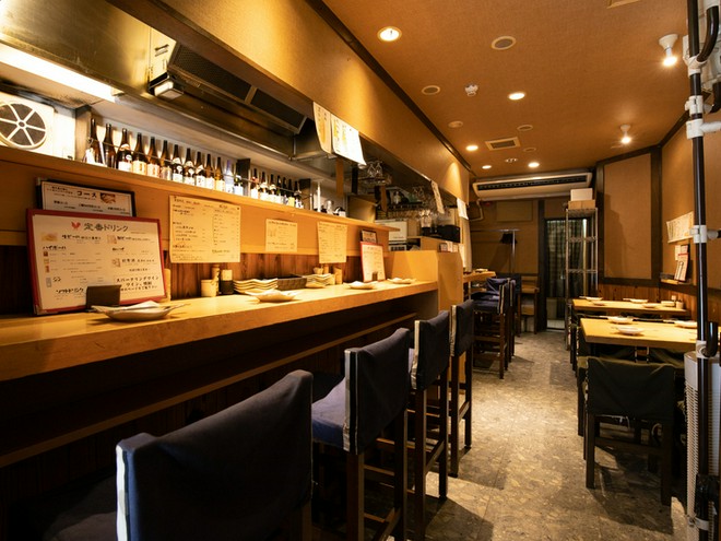 カウンター席がある