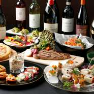 歓送迎会、各種会食には是非【Cafe＆Dining　HARUHORO】をご利用ください。パーティーコースも、シェフが直接農家や漁港に出向き、自らの目で選び抜いた厳選食材ばかりを使用してご準備致します。