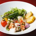 Ceviche
ペルー発祥の魚介マリネ。南米では大変ポピュラー