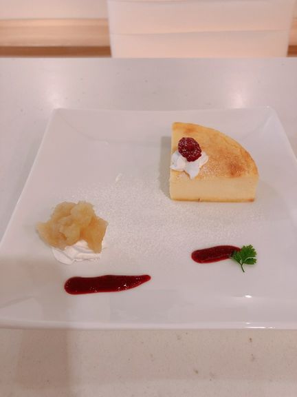日本酒の香りがアクセント『大吟醸のチーズケーキ』