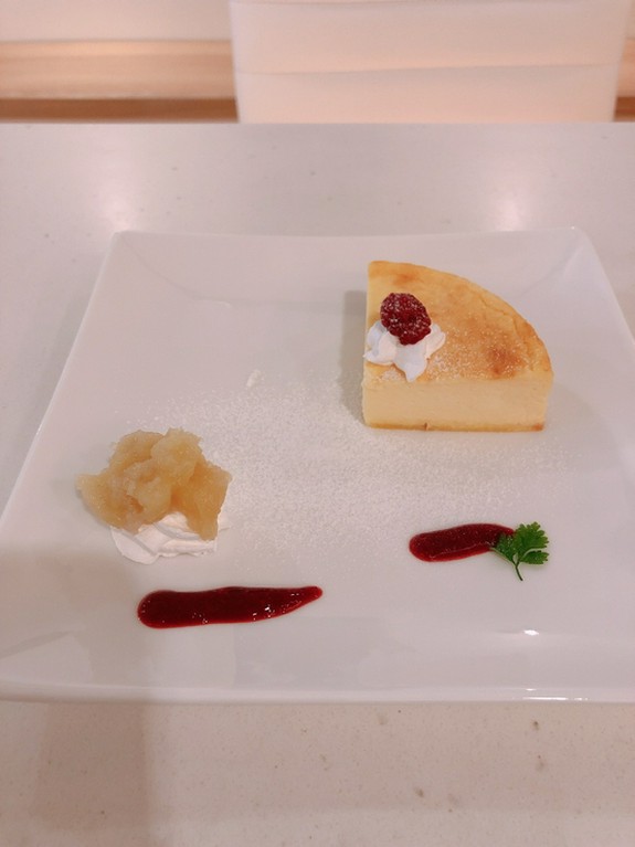 日本酒の香りがアクセント『大吟醸のチーズケーキ』