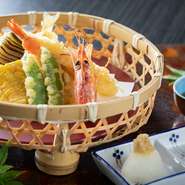 天婦羅盛り合わせ