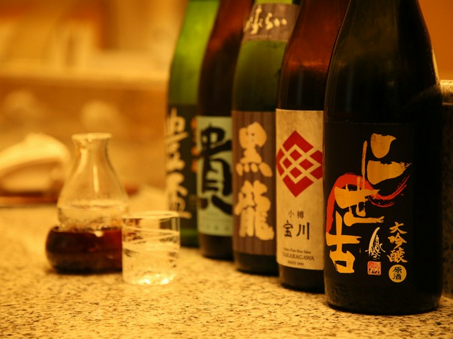 日本酒にこだわっている