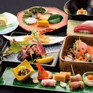 心のこもったおもてなしで、故人の思い出を語り合うひとときをお手伝いいたします。

11,000円
※和洋会席【らいらっく】もご用意できます。
※季節により内容が変わる場合がございます。