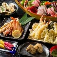 出航してから船内で揚げる天ぷら。一口では食べきれない特大海老に、外はカリッと中はフワフワの穴子はとりわけ絶品です。