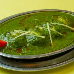 ほうれん草とジャガイモのカレー