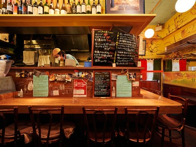 銀座でおしゃれな雰囲気のお店 イタリアン ヒトサラ