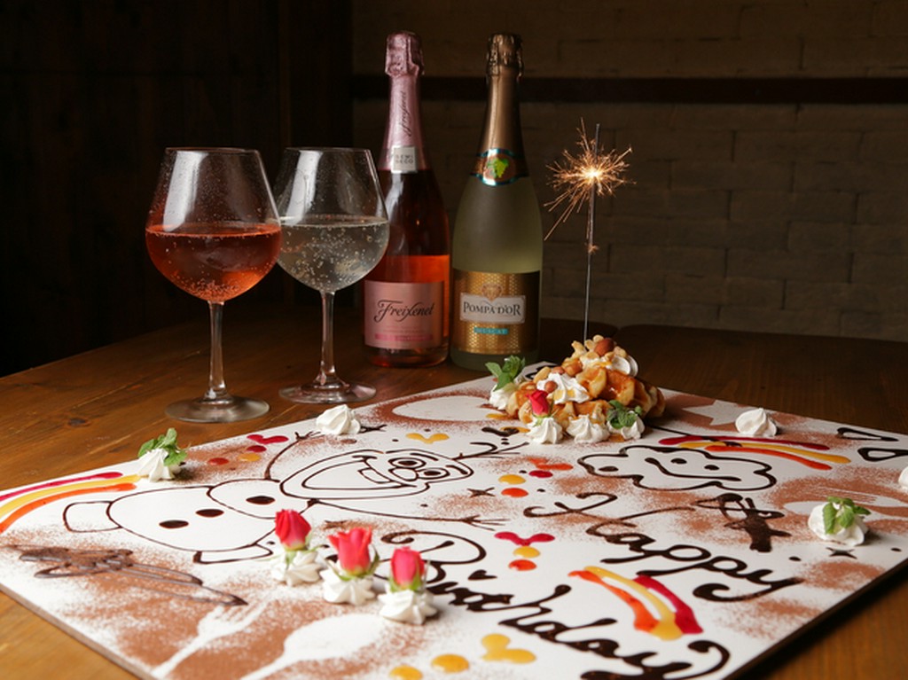 誕生日など記念日イベント対応も可能です