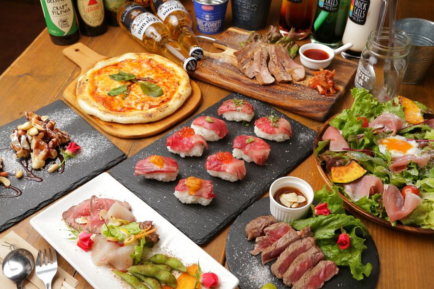 肉寿司をはじめご自宅では食べれない当店ならではの料理を