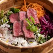 岡山備前牛のローストビーフ