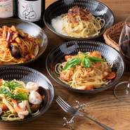 ・本日の魚介のカルパッチョ
・前菜の盛り合わせ
・本日のパスタ
・本日のデザート
・コーヒー/紅茶