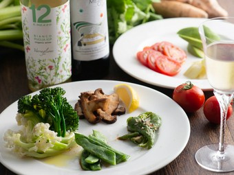 オーナーこだわりの旬野菜を使用。素材本来の味を堪能できる『野菜の料理』