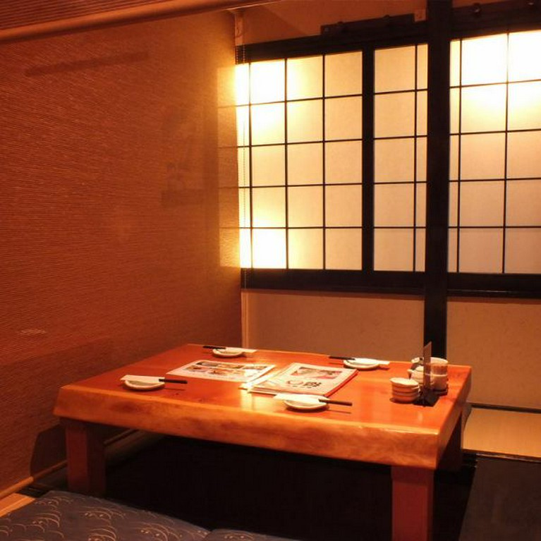 掘りごたつでごゆっくりと