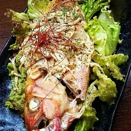 鮮魚のバター焼き