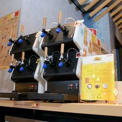 日本各地からの8種類のクラフトビールを常備