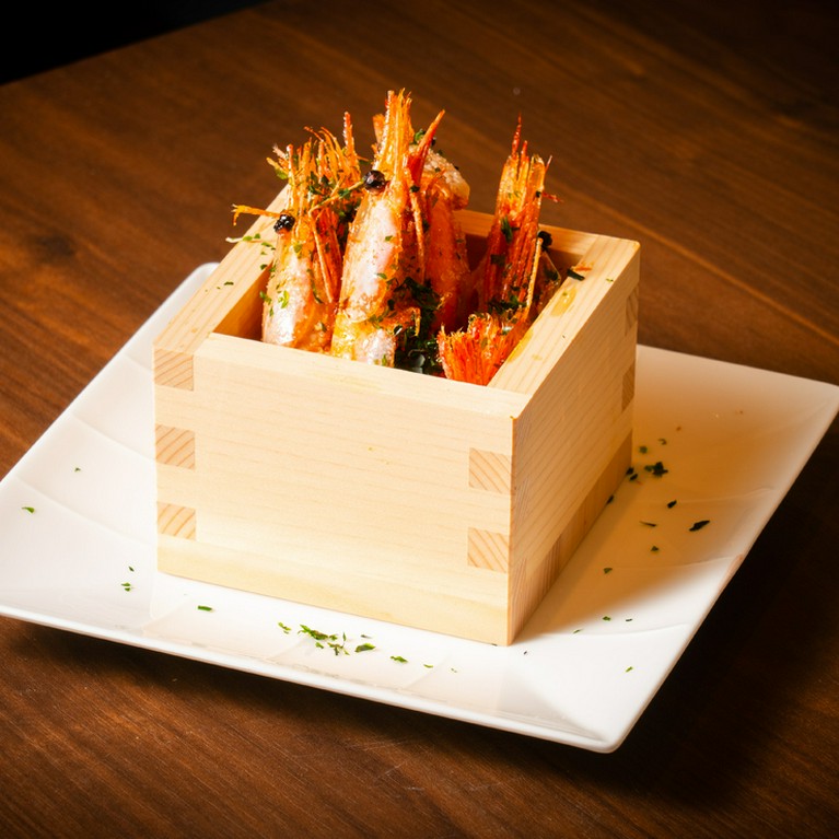 のり塩甘えびの唐揚げ