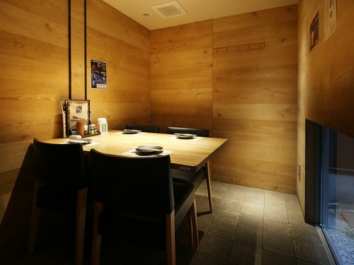 1階にある4名までの半個室