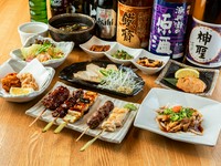 【飲み放題付きで宴会にもおすすめ！】鳥せゑの定番料理をお楽しみいただける全9品のコースです！