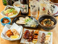 手軽に楽しめる全7品のコースをご用意！
※お料理のみコースは3,000円(税込)