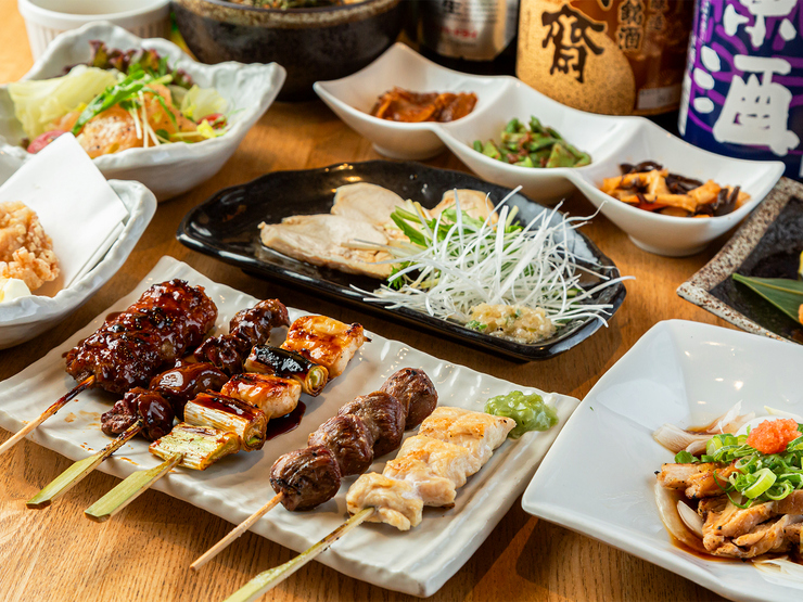 [Food only] Torise Course - Enjoy plenty of Torise's classic dishes, including grilled skewers♪