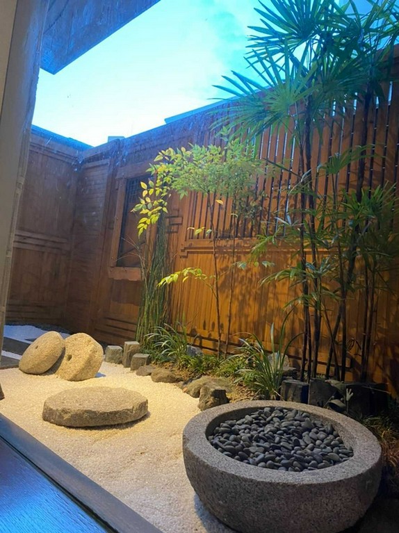 自慢の中庭です。