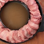 牛タンしゃぶしゃぶ　※2人前よりご注文ください。