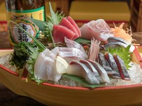 「朝採れ鮮度自慢」刺身五点盛り