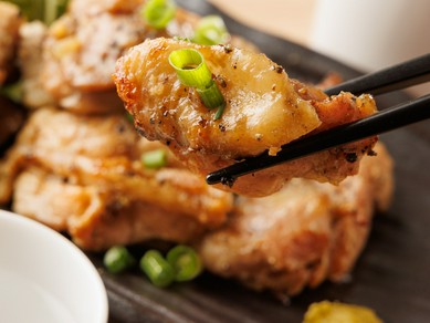 もも肉の炭火焼き