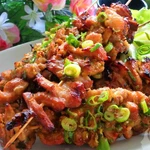 香ばしく焼いた豚肩ロースを1本からご注文いただけます。屋台の味をいつでも楽しめます。