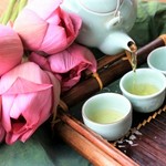蓮花（はす花）の香り漂うベトナム人憩いの花茶です。