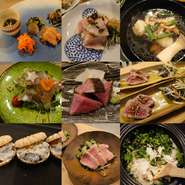 特別な日なので、ちょっと贅沢に肉懐石料理はいかがですか？
お箸で食べて貰うので肩肘張らずに(笑)
色々なお肉を様々な調理法でクリスマス仕様に提供致します。