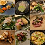 記念日のお祝いには美味しい料理とワインがぴったり。贅を尽くしたコースを味わいながら、ゆったりと二人の時間を満喫できます。

