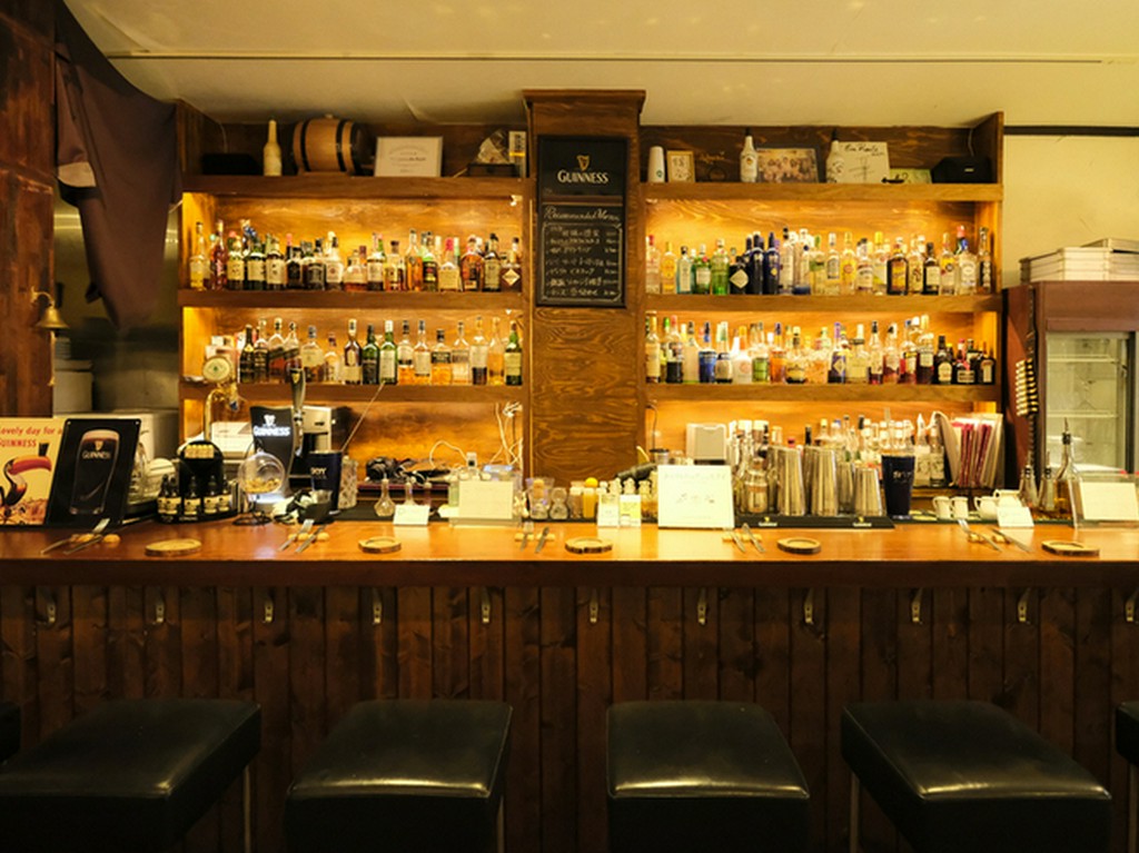 圧巻のボトルのラインナップ