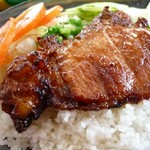 豚焼肉のっけ皿ごはん ベトナムくずし米使用