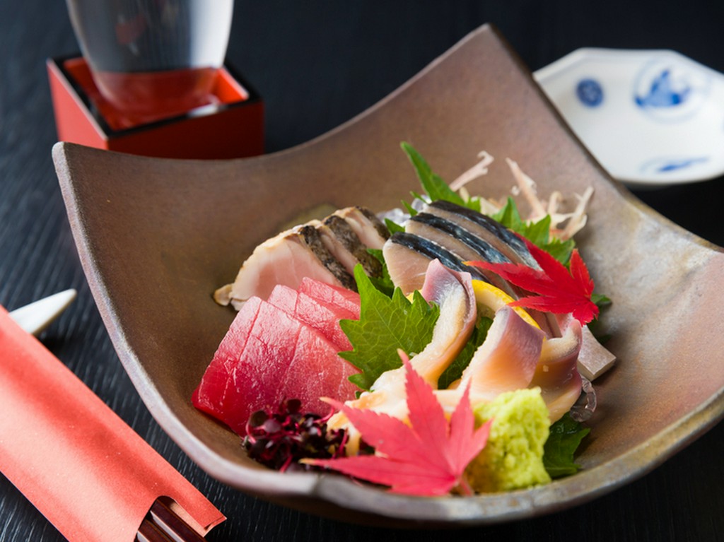 その時々で食せるものが異なる。新鮮な魚介をいただく『お造り』